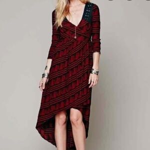 New Romantics free people knit high low dress